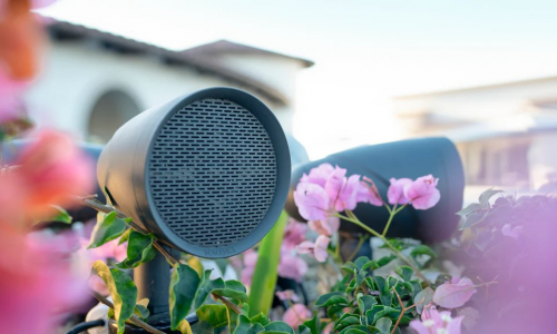 Outdoor speakers, outdoor sound system, outdoor music, waterproof outdoor speakers installation, outdoor speakers services, garden speakers, onsmartech outdoor living, landscaping speakers solutions.